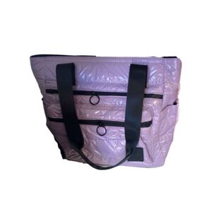 Bolso De Mano Acolchado Multibolsillos