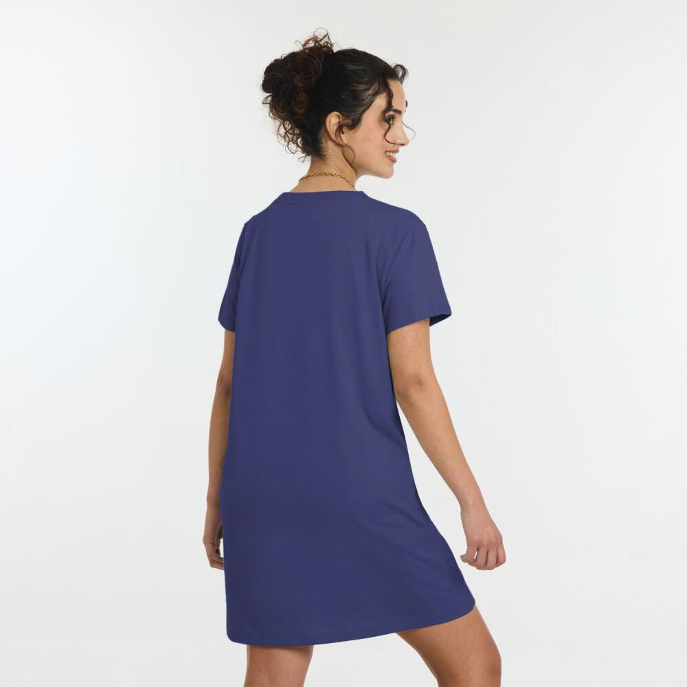 Vestido Midi Manga Corta Cuello Redondo Mujer Freedom image number 2.0