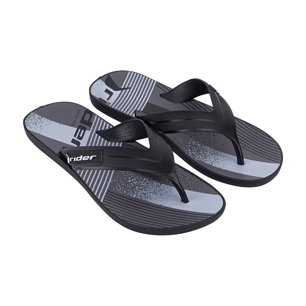 Sandalia Hombre Negro/blanco Graphics Rider image number 1.0