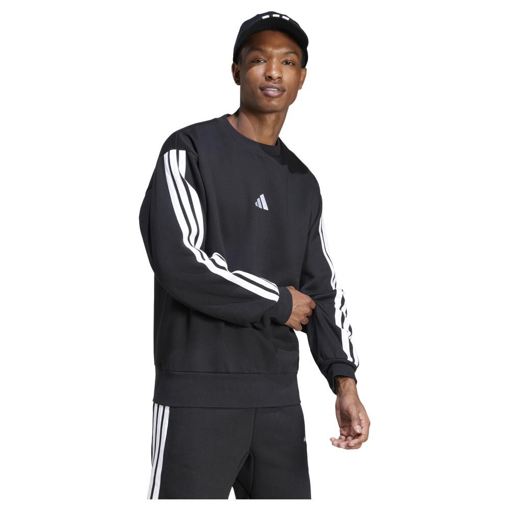 Polerón Hombre Essentials Fleece 3 Tiras Adidas image number 0.0