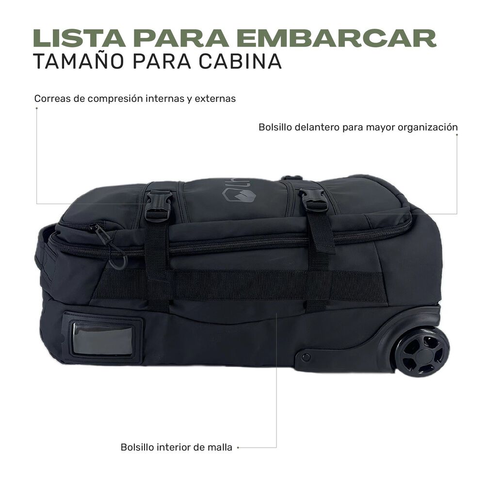 Maleta Bolso Trolly Expedition Duffel 30lts Black image number 5.0