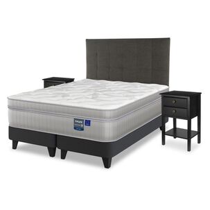 Cama Europea Flex Paradise / King / Base Dividida + Set De Maderas