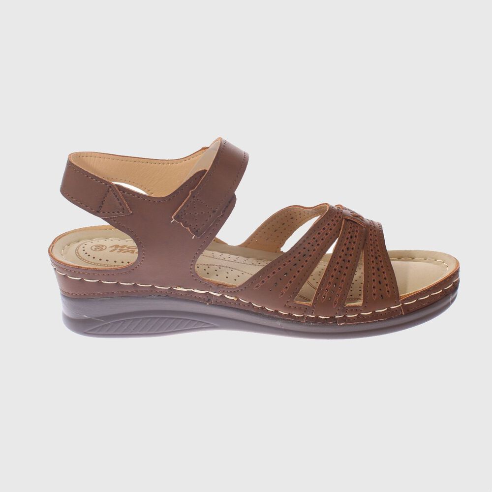 Sandalia Confort Caf&eacute; Modelo Italiano Art. 5ask76603brown image number 3.0