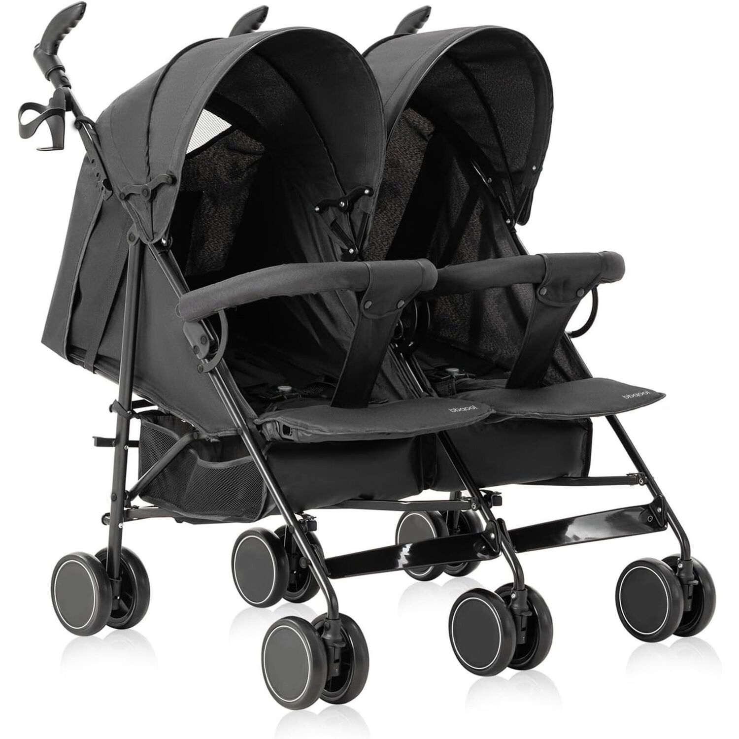 Coche Paragua Doble Twin Dark Grey image number 0.0