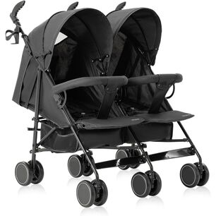 Coche Paragua Doble Twin Grafito