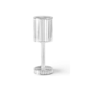 Lámpara Mesa Led Recargable Usb Cristal Touch Rgb