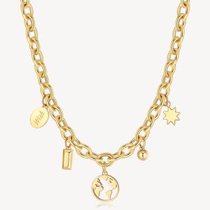 Collar Brosway Bhkn073 Dorado Mujer