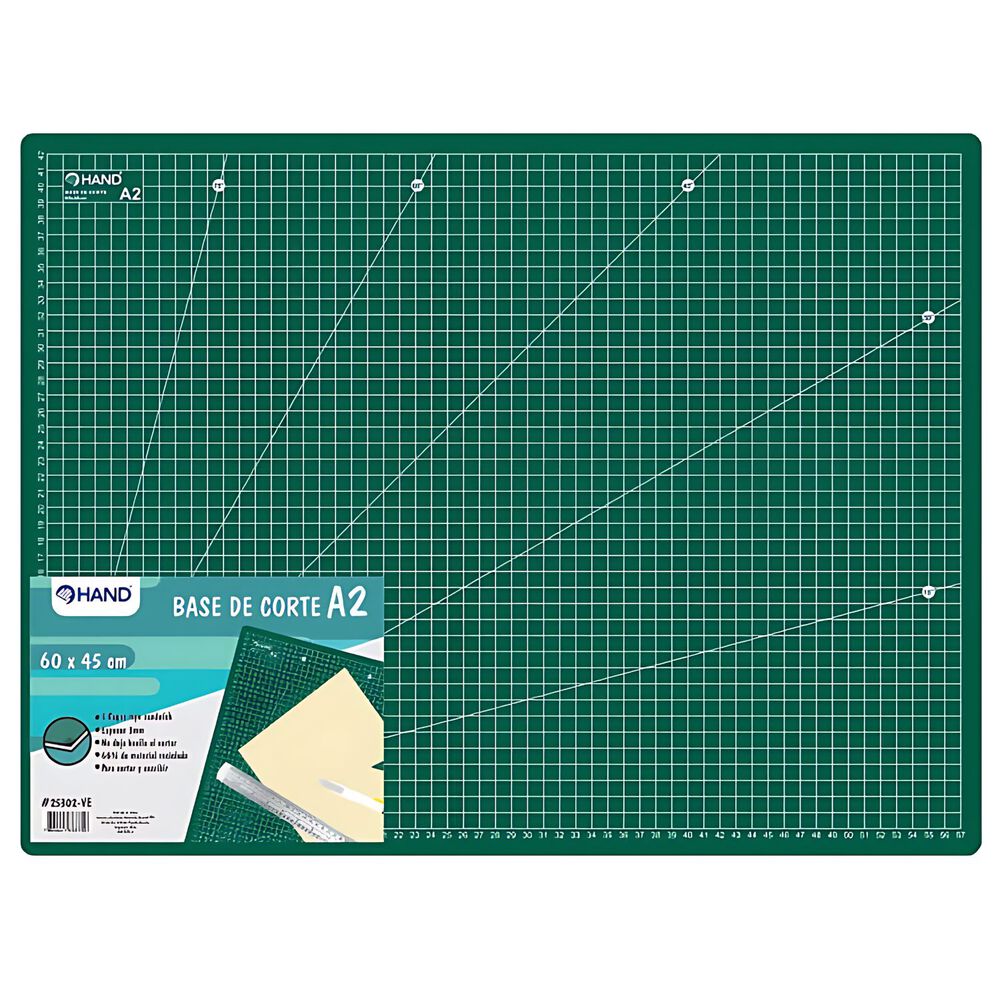 Base De Corte A2 60x45cm 3mm Verde - Ps image number 0.0