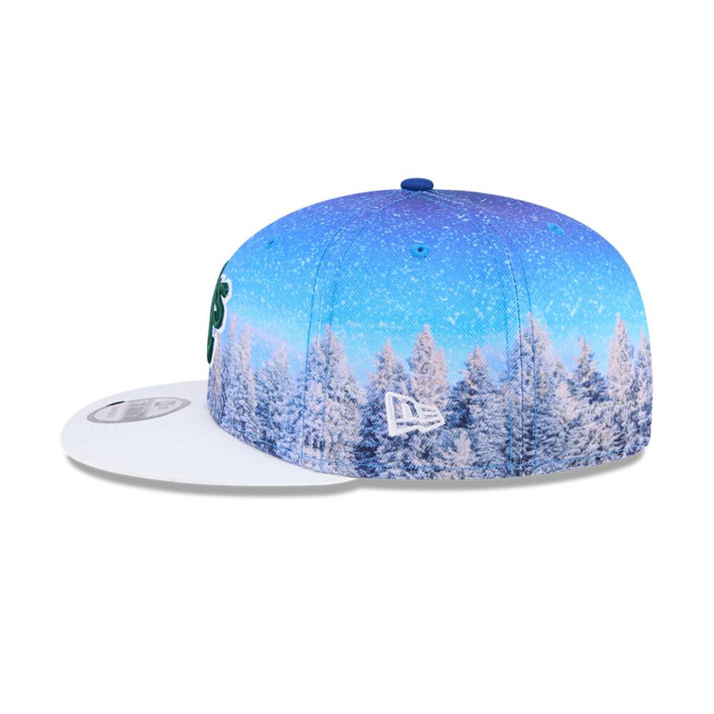 Gorra 9fifty Mlb Oakland Athletics Winter Photoreal Blue image number 3.0