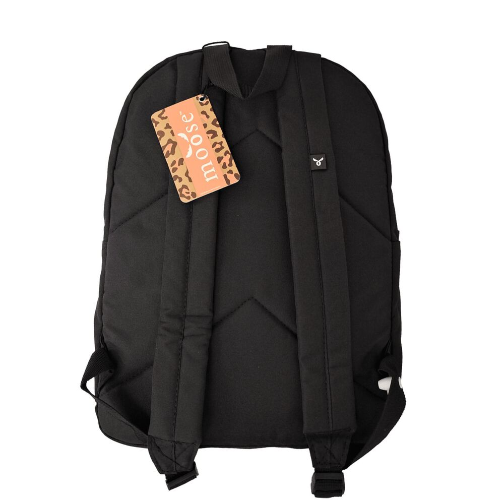 Mochila Estampado Leopardo Bolsillo Frontal Cremallera image number 2.0