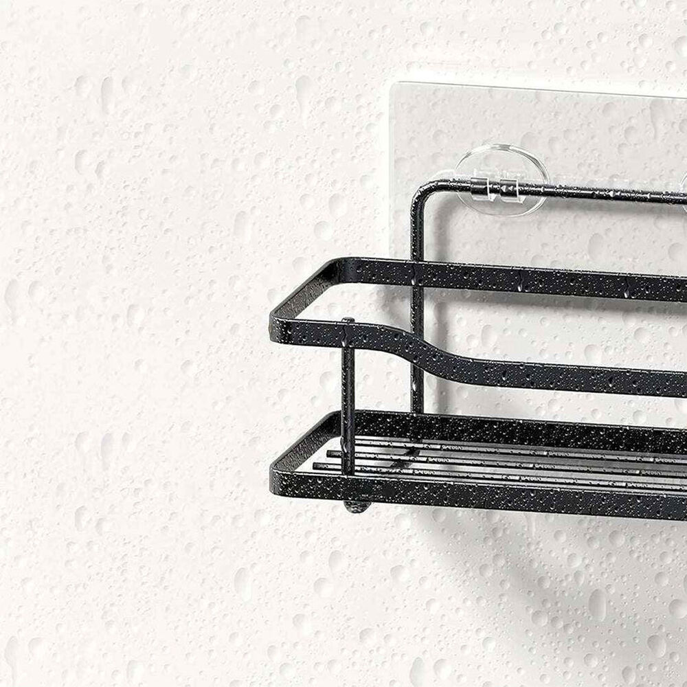 Set 2 Organizadores De Ducha Negro image number 4.0