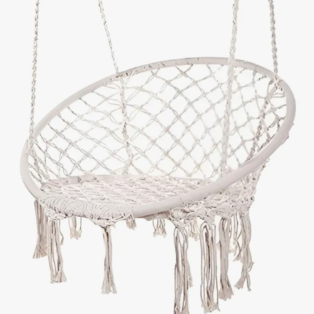 Hamaca Silla Colgante De Macrame image number 0.0