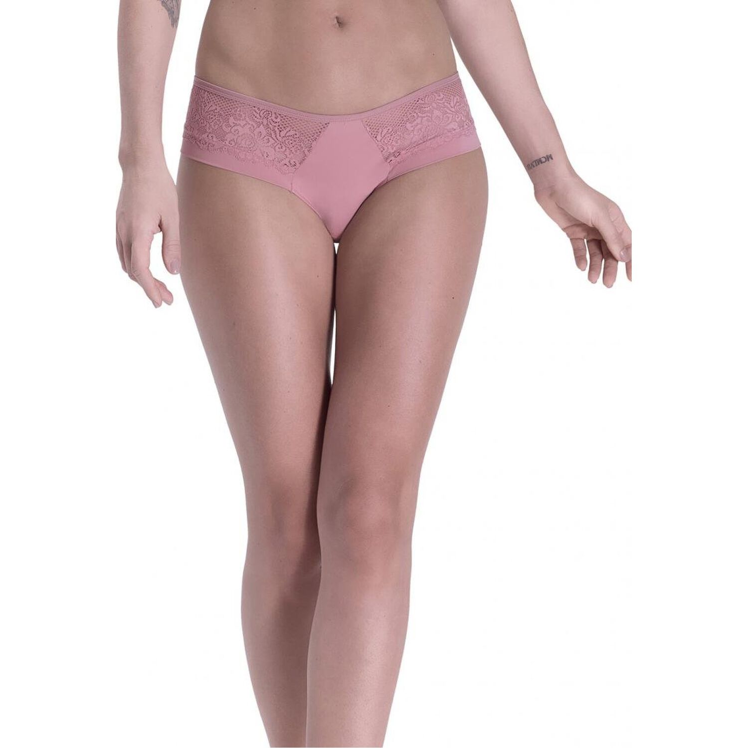 Bikini Microfibra Encaje Granate 2rios image number 0.0