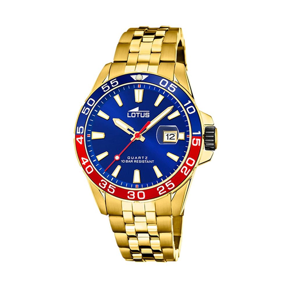 Reloj 18770/3 Lotus Azul Hombre Crono Deportivo image number 0.0
