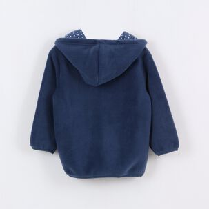 Polar Escolar Con Gorro Ni&ntilde;a Minnie Mouse Azul Marino Disney