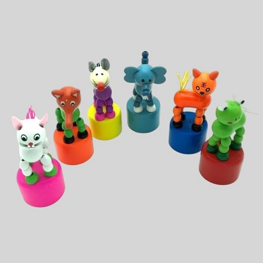 Set 2 Desvanecedor Animal Juguete De Madera Colores image number 2.0