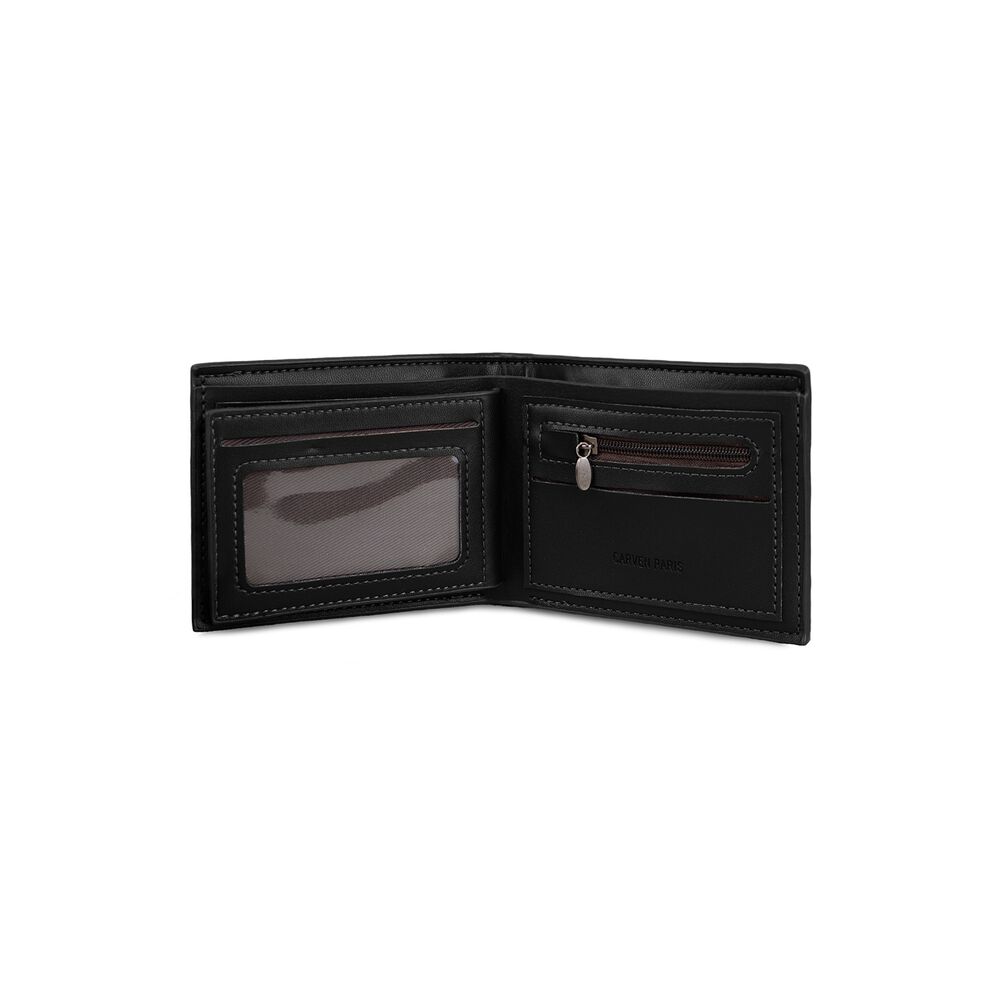 Billetera Hombre Bruno Negra Con Monedero Carven Paris image number 6.0