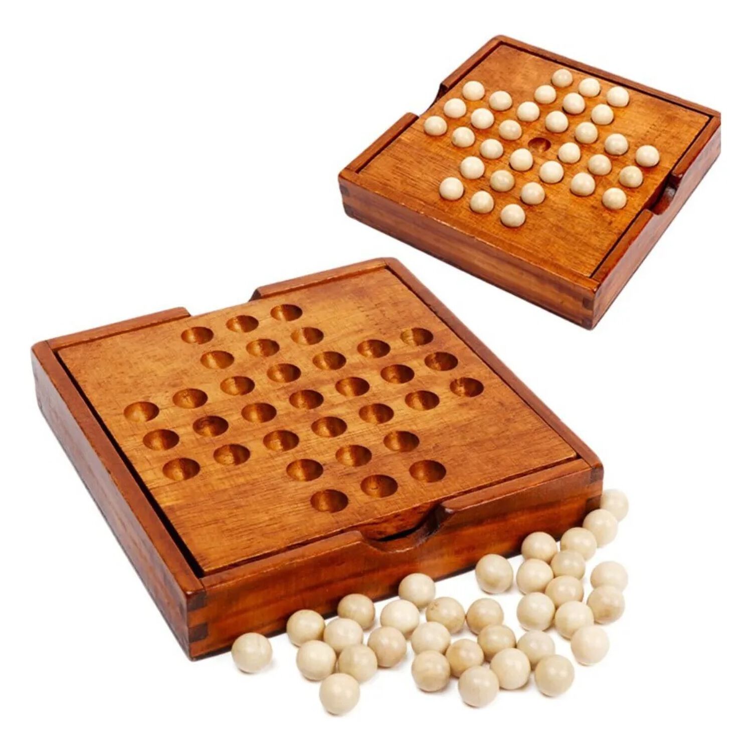 Juego Solitario Mesa Madera / Did&aacute;ctico Para Ni&ntilde;os image number 0.0