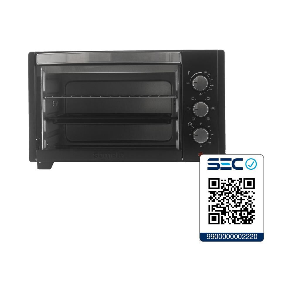 Horno Eléctrico Somela Blackoven  / 30 Litros / 1200W image number 5.0