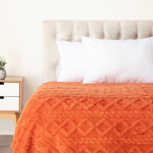 Frazada Sherpa Azhome Jacquard / 2 Plazas