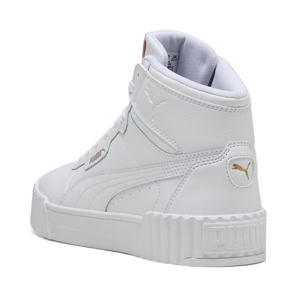 Zapatilla Urbana Mujer Puma Carina 3.0 Mid Blanco image number 2.0