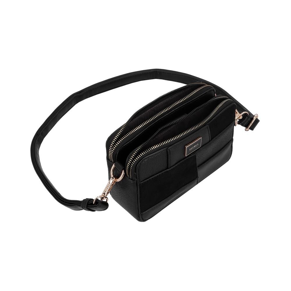 Bandolera Secret Cracovia St6 S Negro image number 3.0