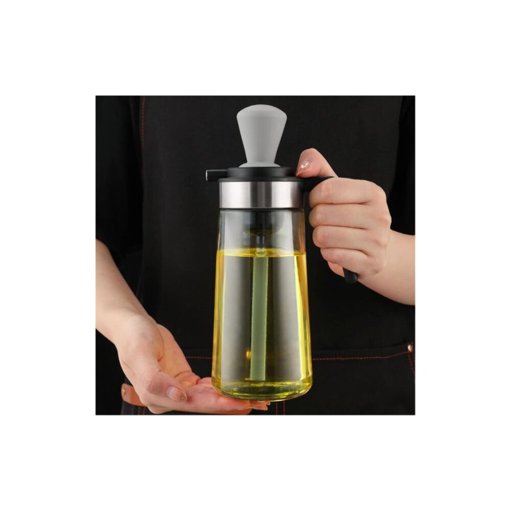 Dispensador De Aceite Con Cepillo Utensilio Botella Aceitera Cocina image number 2.0