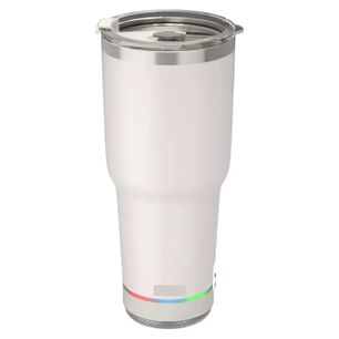 Vaso Termico 780ml Con Parlante Bluetooth Caliente Y Frio Blanco