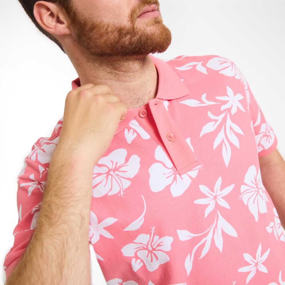 Polera Regular Manga Corta Cuello Piqué Hombre Peroe image number 4.0