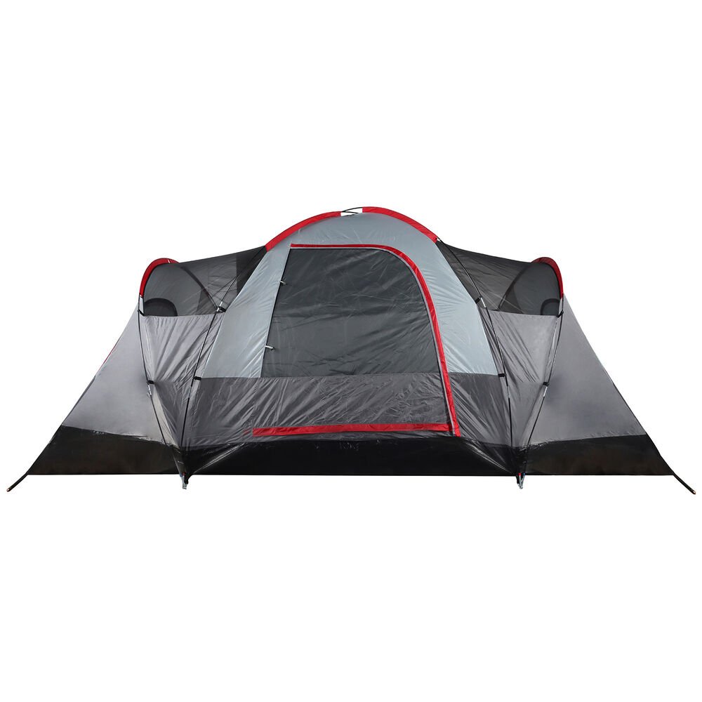 Carpa 6 Personas Camping Outdoor Gris image number 3.0