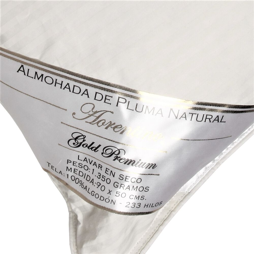 Almohada Pluma 50x90 Masel Florentino image number 1.0