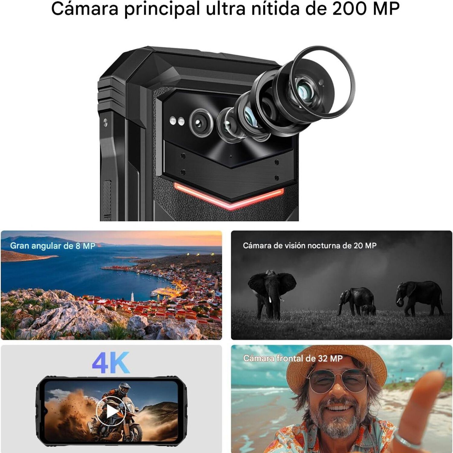Doogee V Max Plus - Bater&iacute;a Monstruo Dura D&iacute;as Uso Extremo image number 5.0