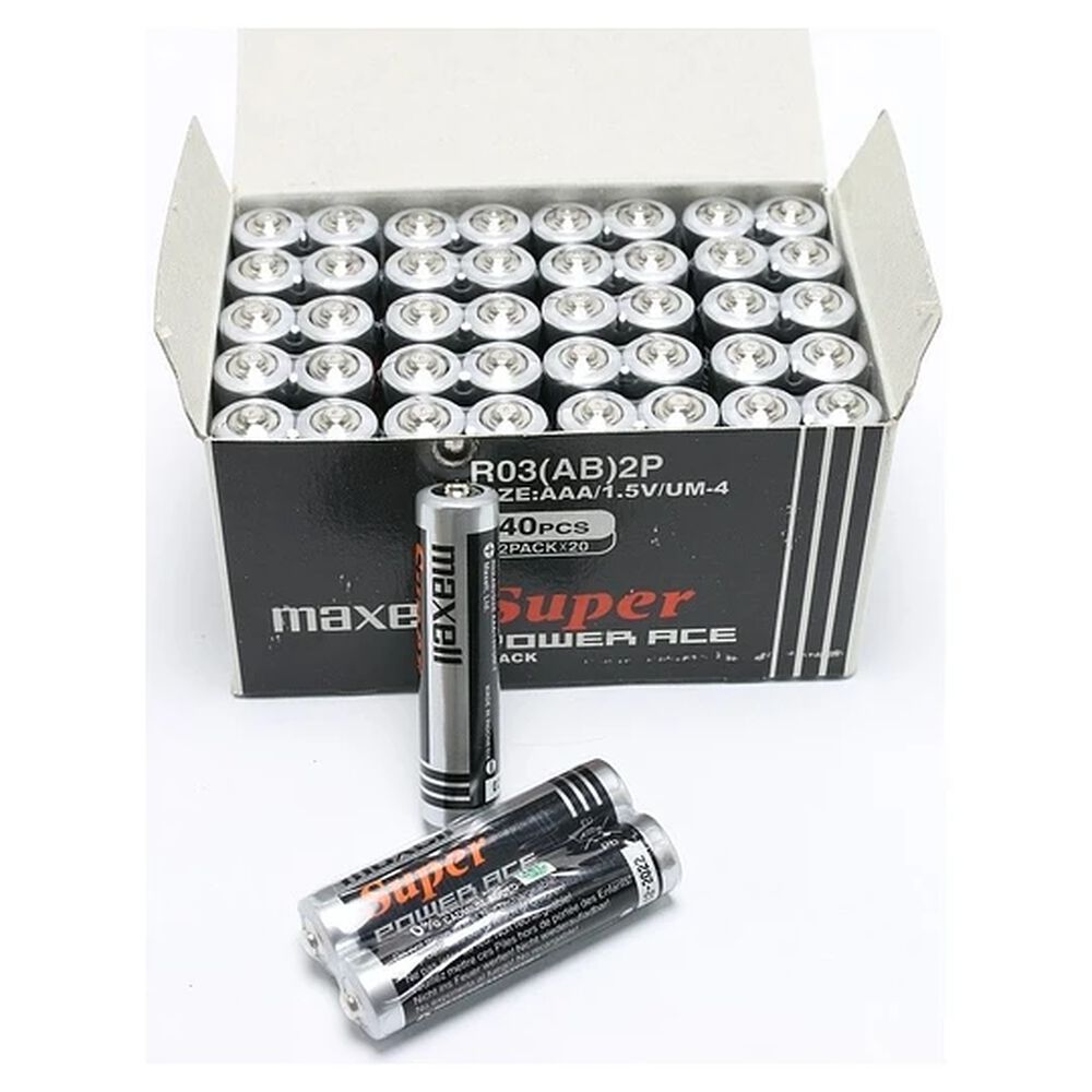Pack 40 Pilas Carbon Maxell Tamaño Aaa image number 0.0