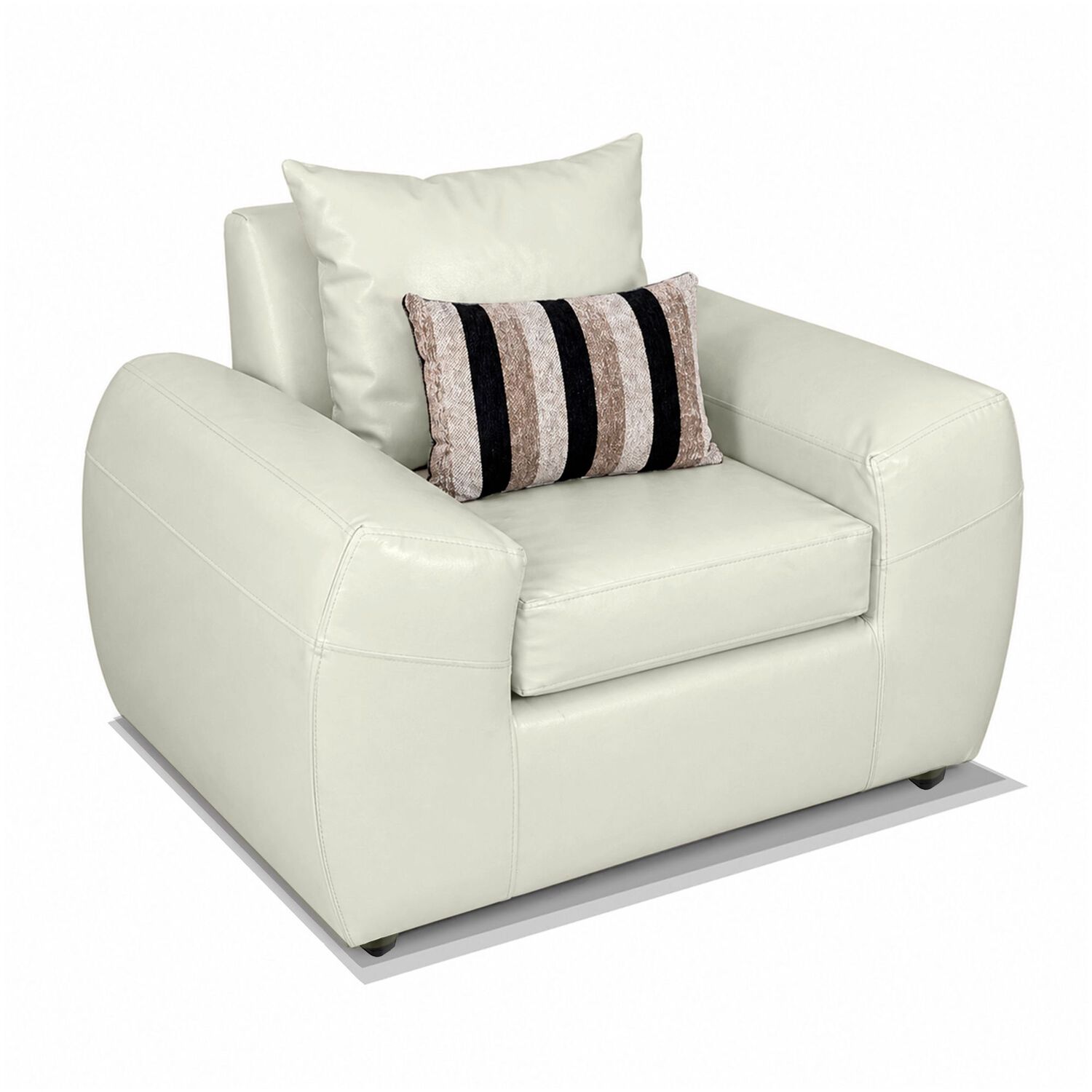 Juego De Living Elegant Detail Houston Pu / 4 Cuerpos image number 3.0