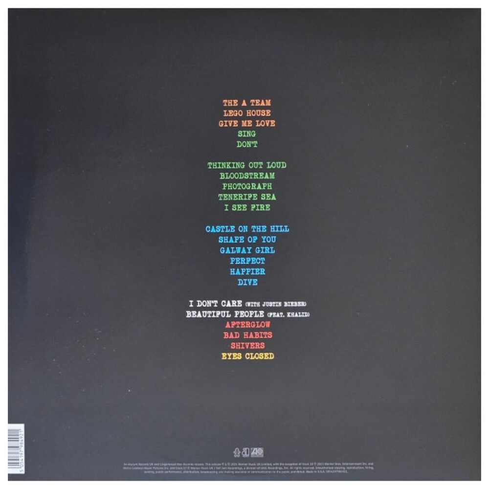 Ed Sheeran - +-= (tour Collection) (2lp) (bright Blue Vinyl) | Vinilo image number 0.0