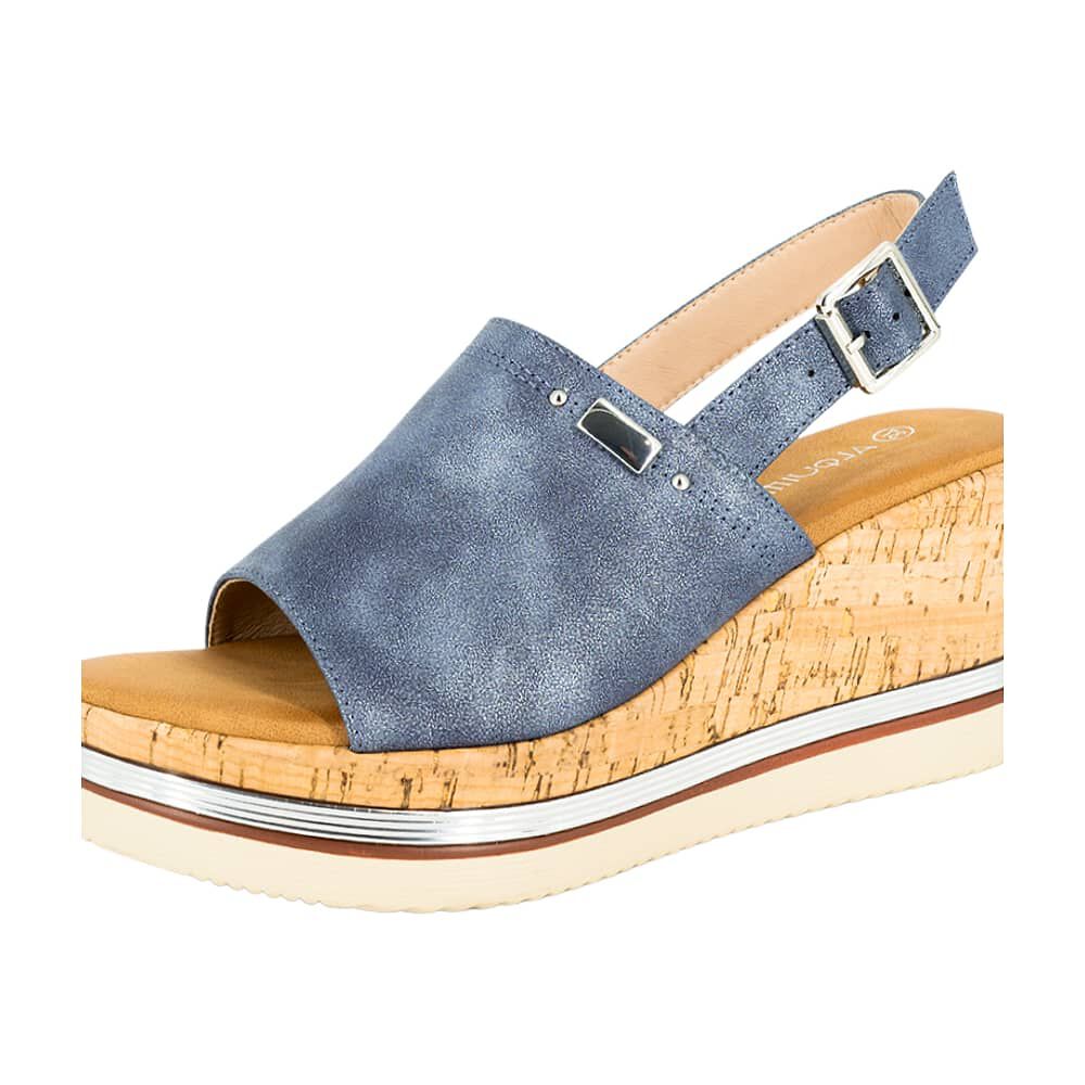 Sandalia Lourde Azul Alquimia image number 3.0