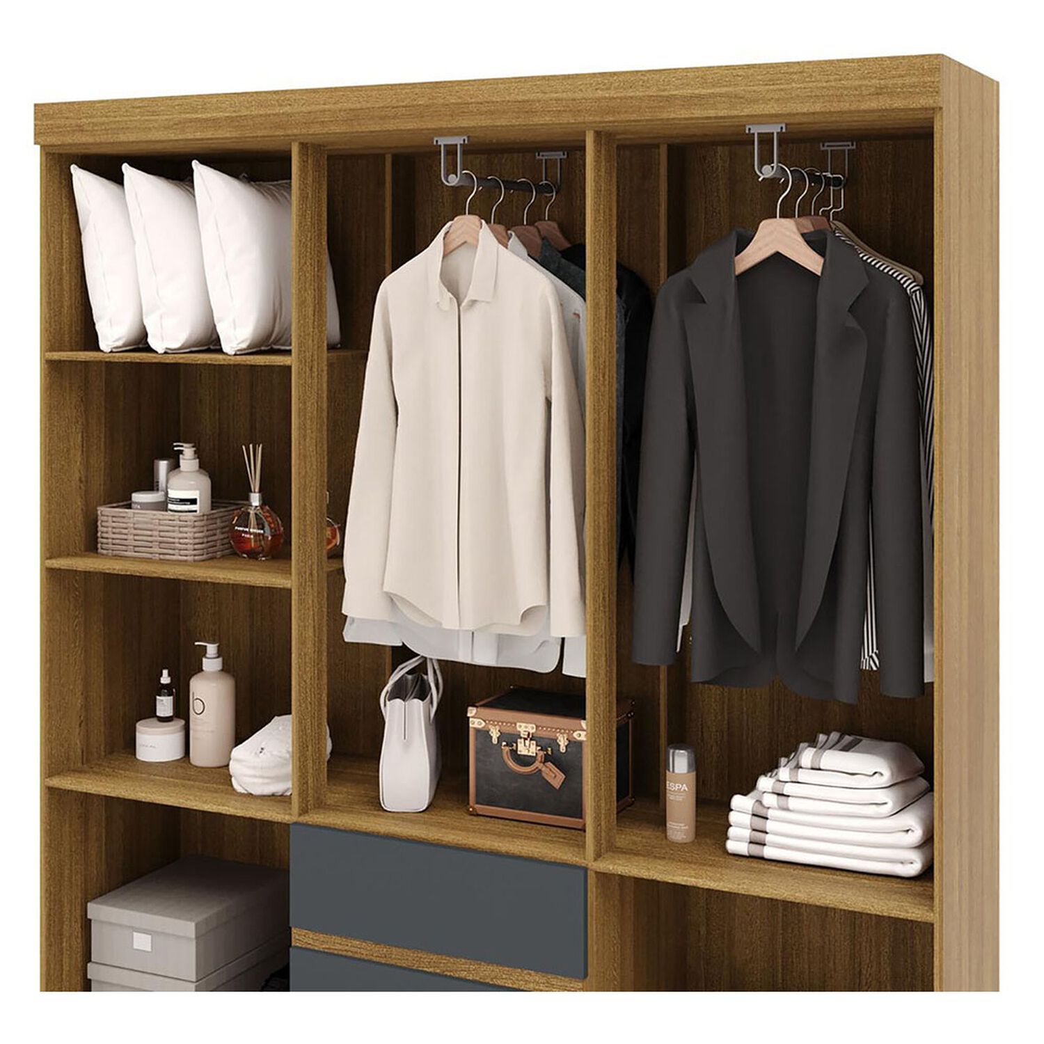 Cl&oacute;set Vekka Home Ideal / 6 Puertas / 2 Cajones image number 4.0