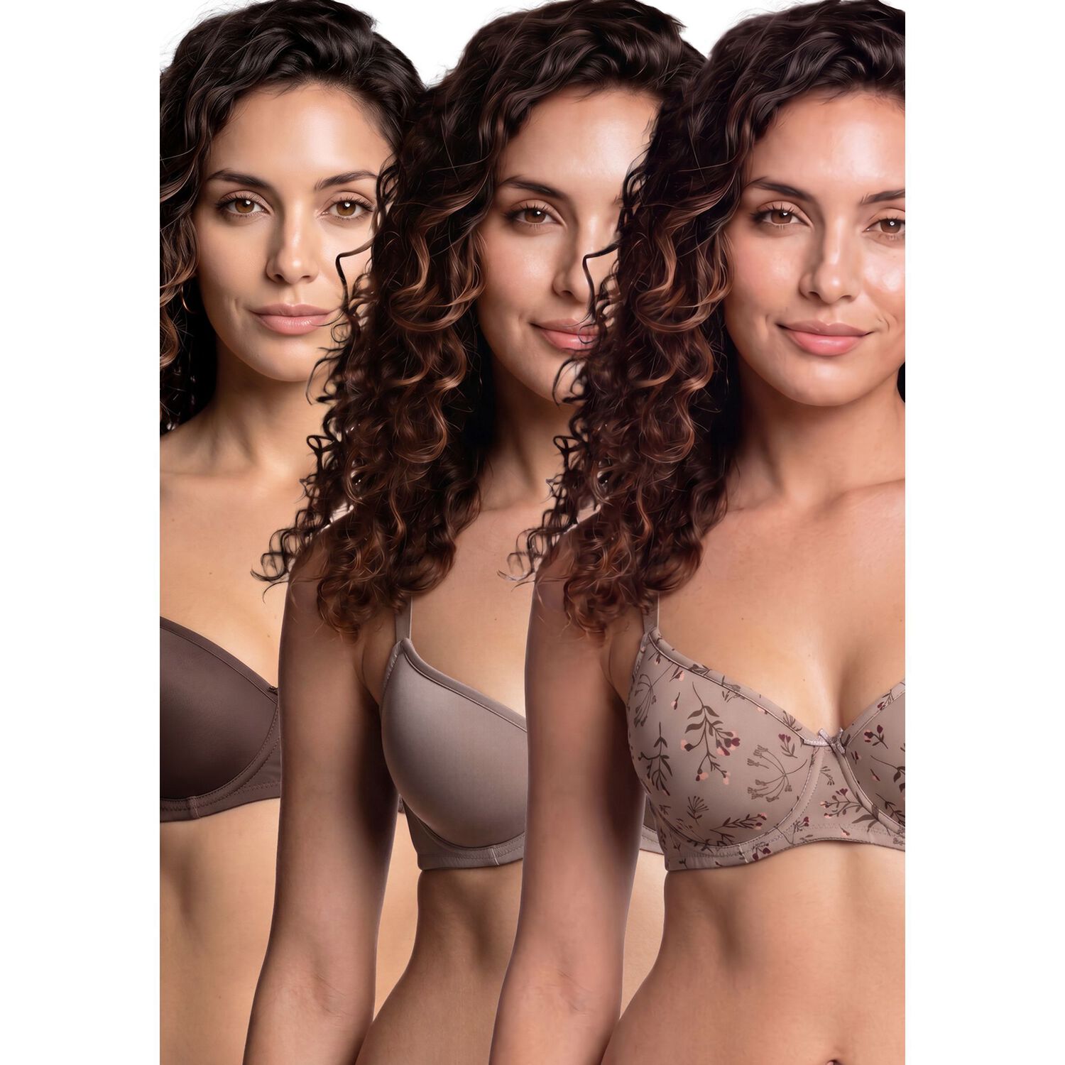 Pack 3 Sostenes Soft Mujer Kayser P350024-caf6 image number 0.0