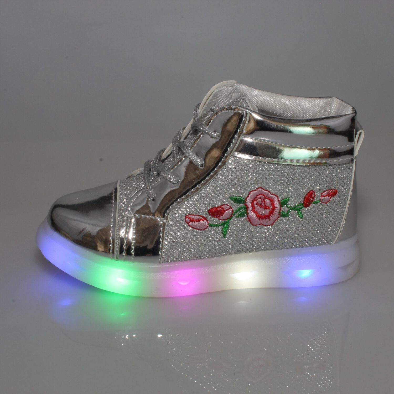 Zapatilla Con Luces Plata Via Franca Art: 10252silver image number 3.0