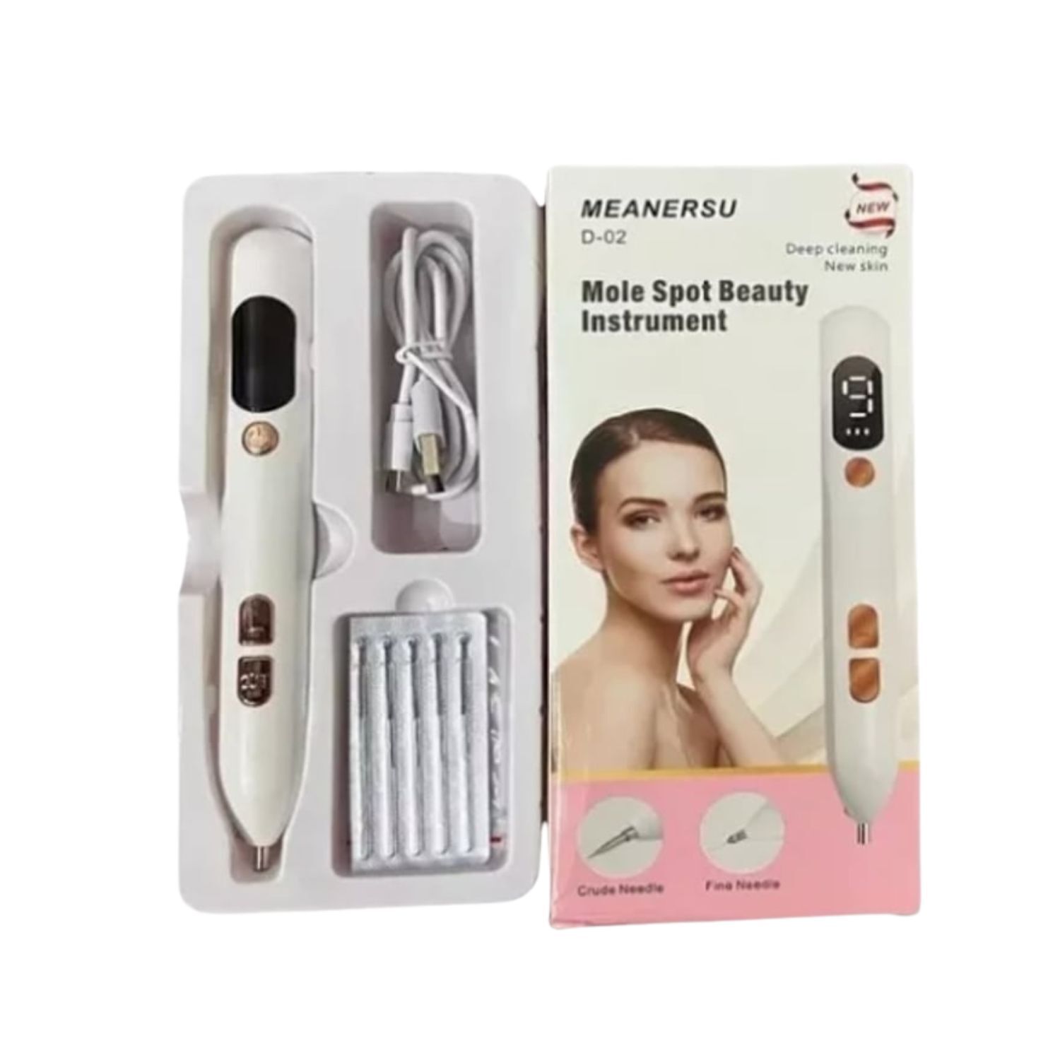Removedor Acne Puntos Negros 5 Agujas 17cm Mole Spot Beauty image number 1.0