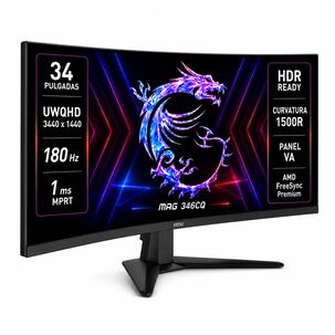Monitor Gamer Msi 34" Curvo 180hz Ultra Flat 1ms 3440x1440px