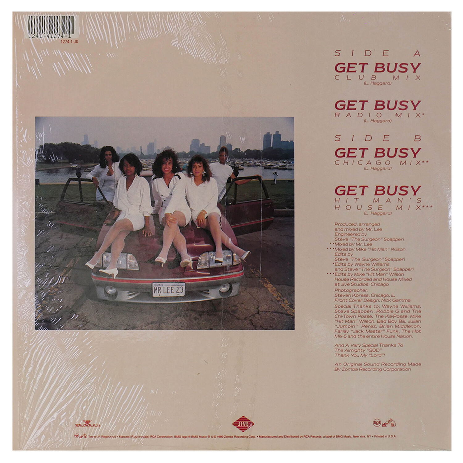 Mr. Lee - Get Busy | 12" Maxi Single Usado image number 1.0