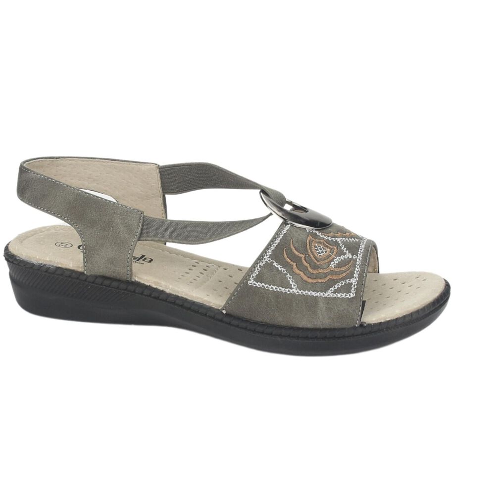 Sandalia Chalada Mujer Lena-3 Gris Comfort image number 0.0