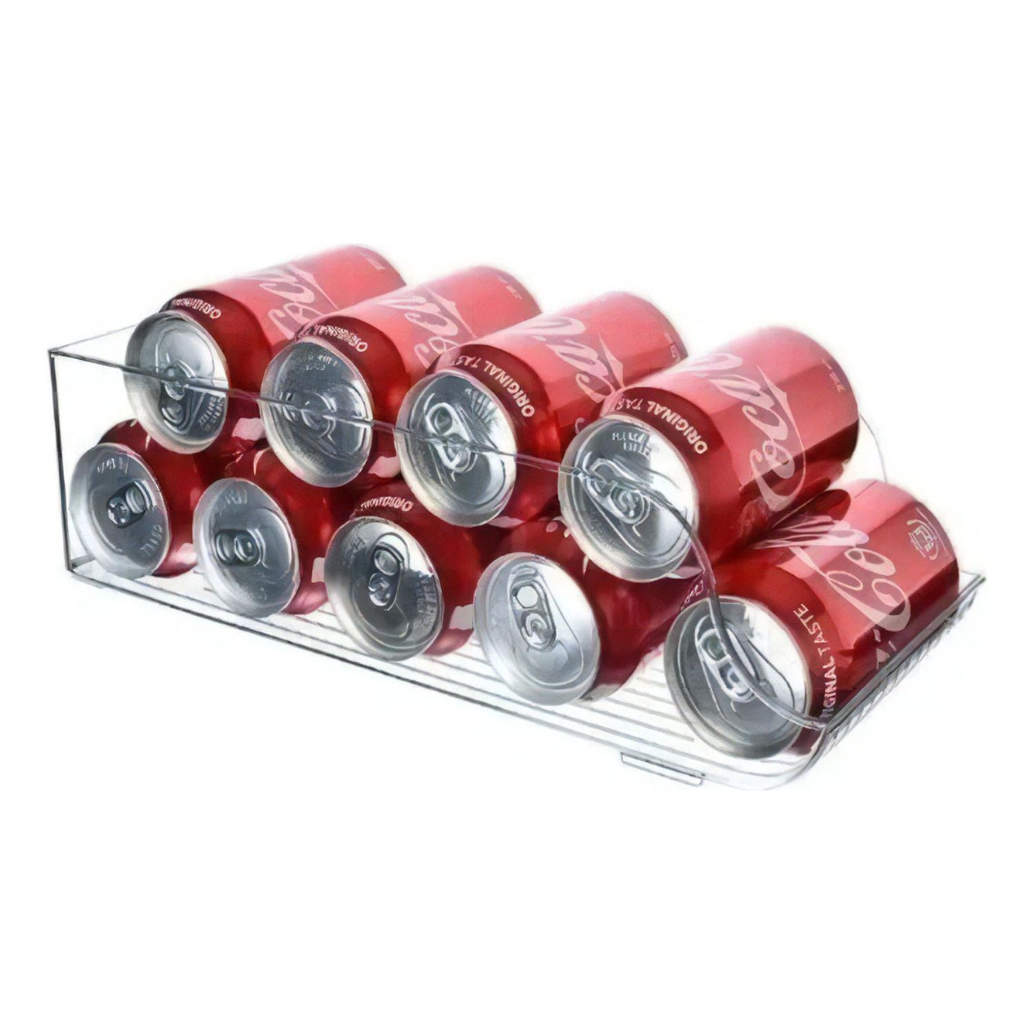 Organizador De Refrigerador Latas 13x10x34 Cm Transparente image number 0.0
