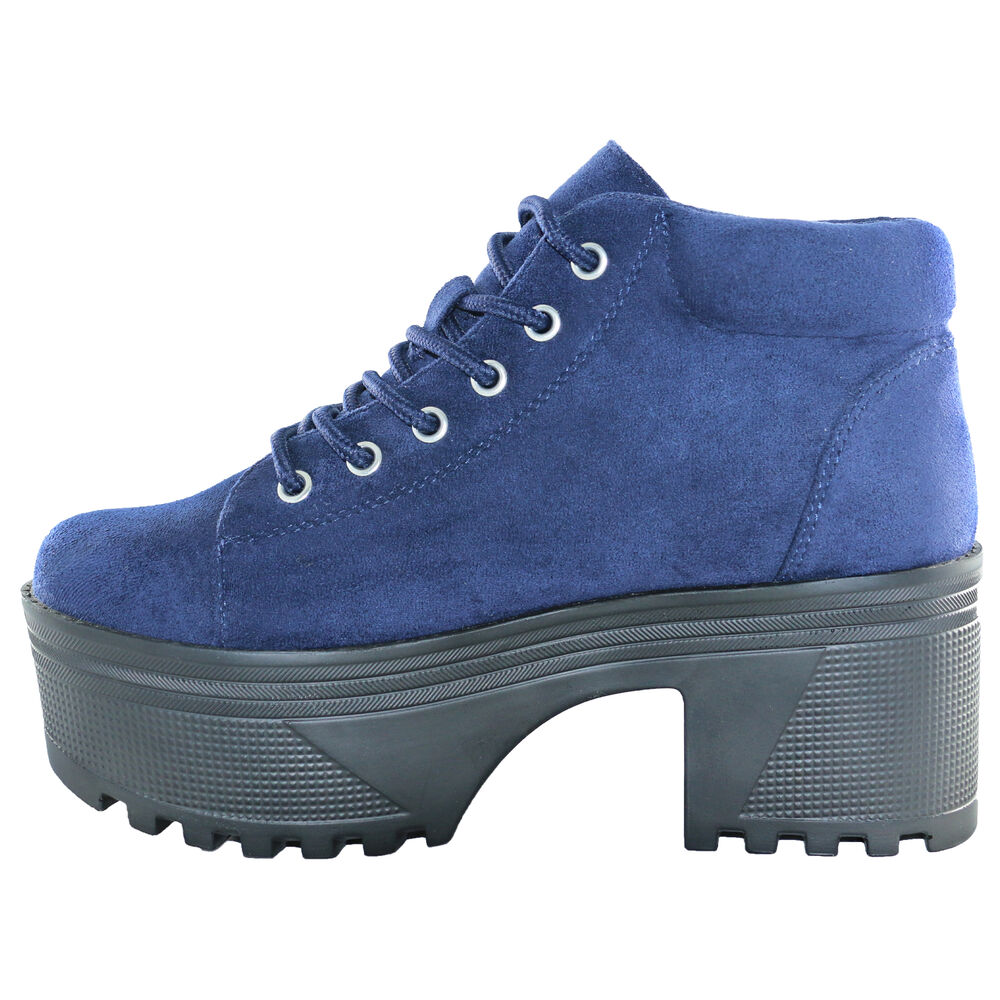Botin Estrella Alto Azul Danicolle image number 2.0
