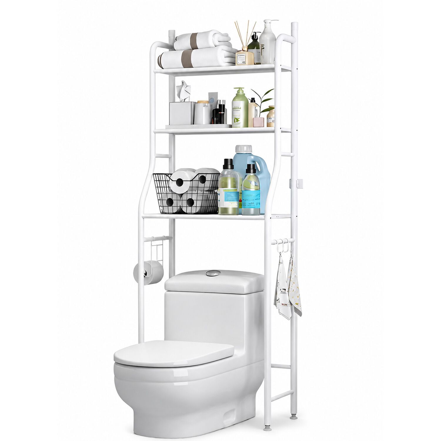 Estante Organizador De Ba&ntilde;o 3 Niveles Multifuncional image number 0.0