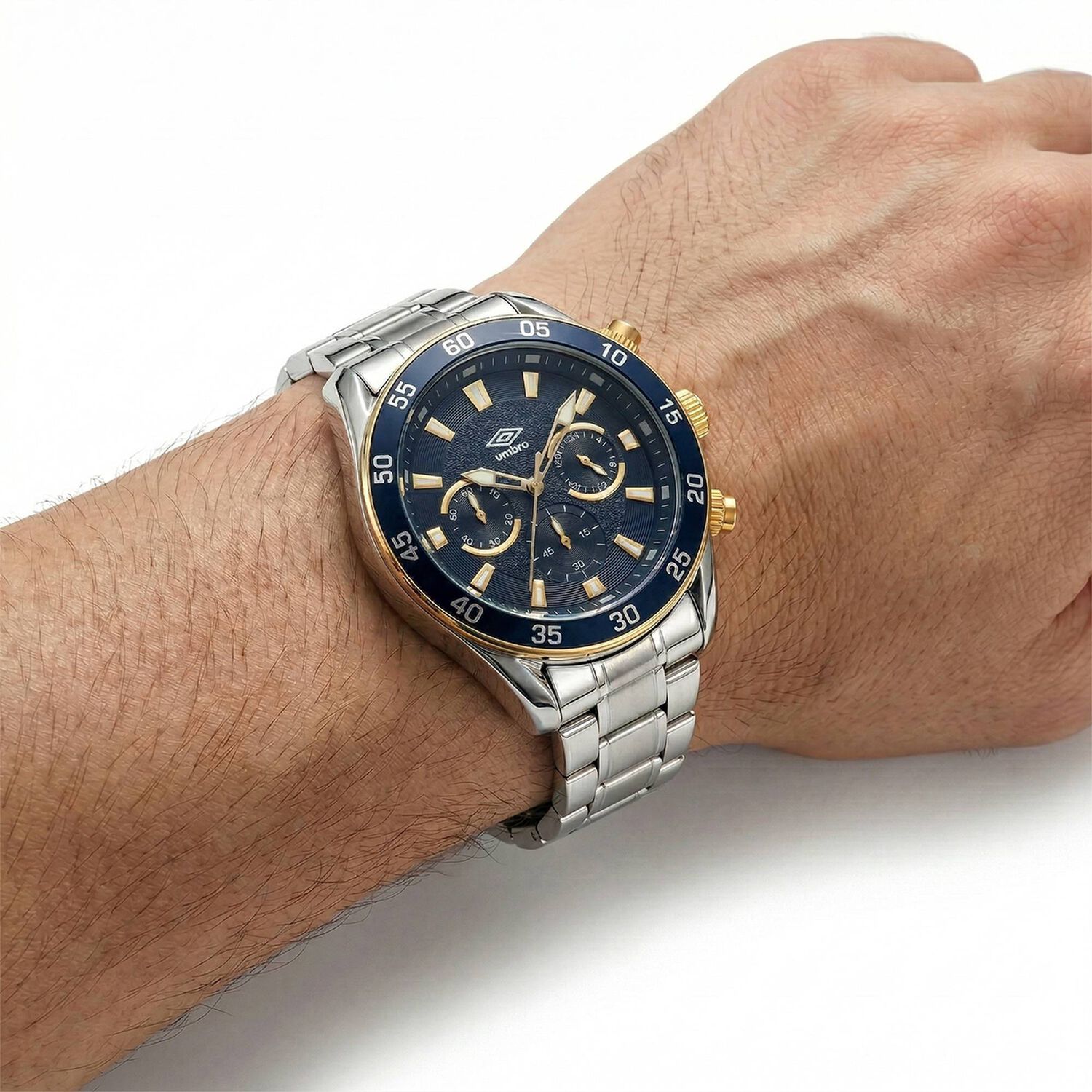 Reloj An&aacute;logo Hombre Umbro Plus Plateado Umbp-1500-181 image number 3.0
