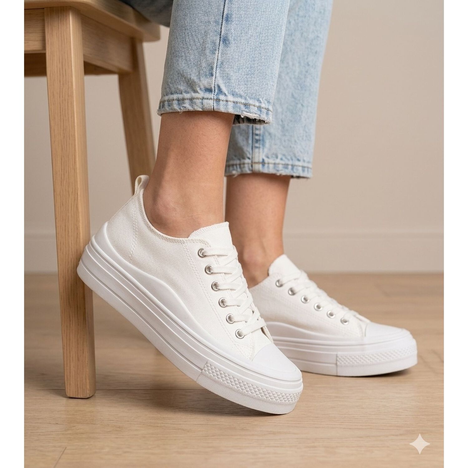 Zapatilla Abrus Blanco Alquimia image number 4.0