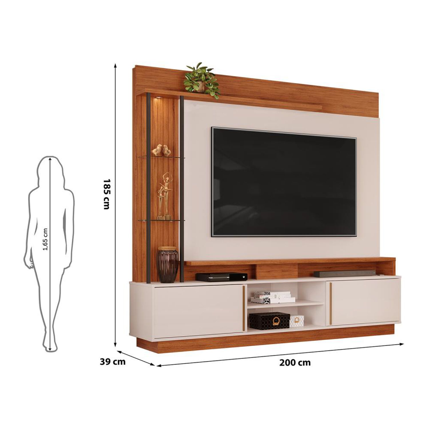 Rack Di Poretti Design Home Martino / 2 Puertas image number 2.0