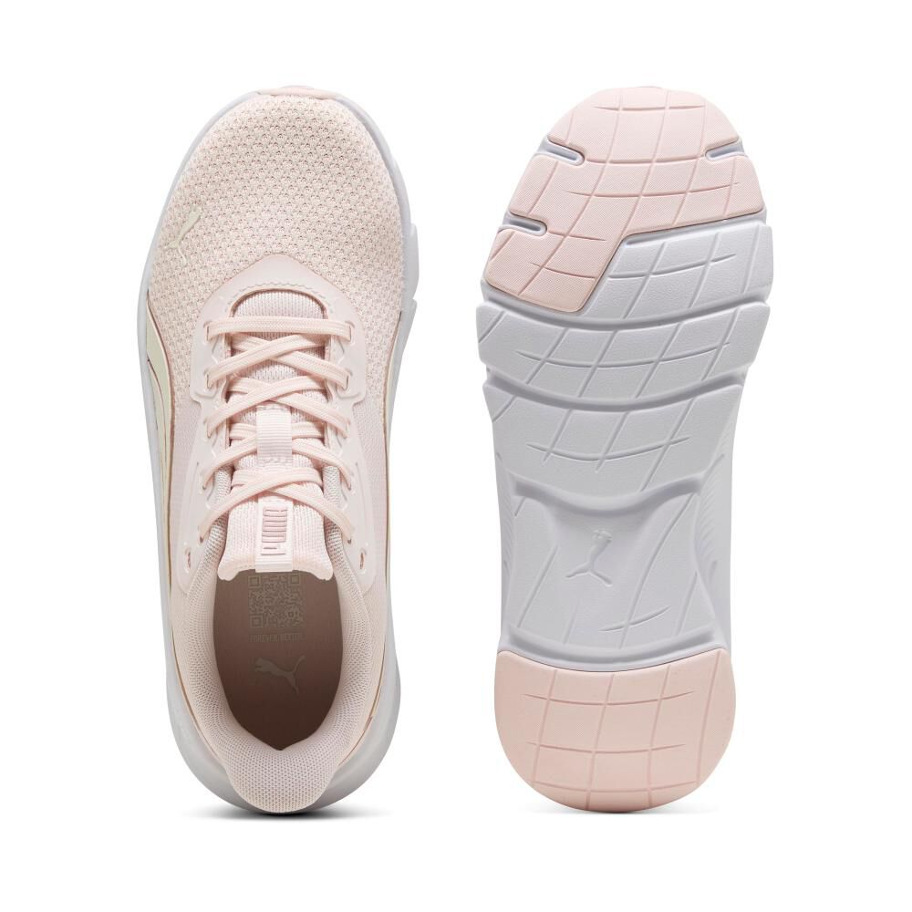 Zapatilla Running Mujer Puma Flexfocus Lite Modern Knit Rosado image number 3.0